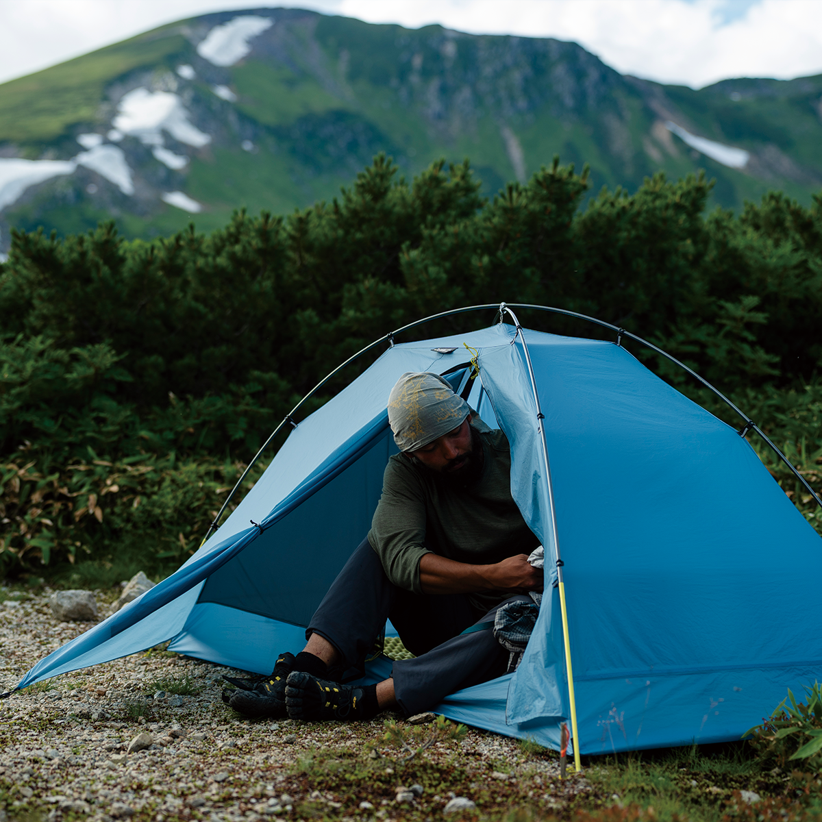 青いテント型シェルター 大きめ ZENN DOME SHELTER – PAAGOWORKS