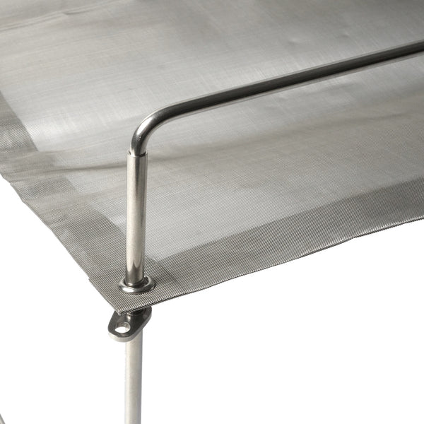 ハンドメイドステンレス製焚き火バケット ハンドメイドステンレス製焚き火バケット バーベキュー・調理用品